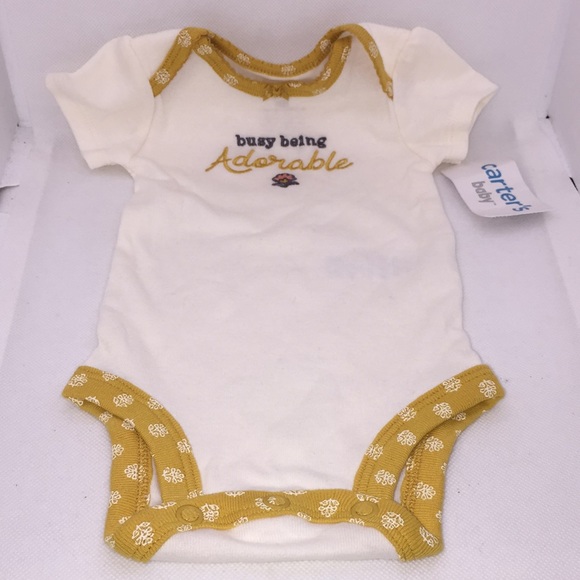 Carter’s Baby Infant Girls Newborn Diaper Shirt New with Tags NB - Picture 11 of 11